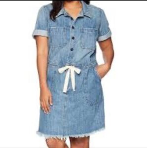 Nwt Lucky Brand Blue Denim Shirt